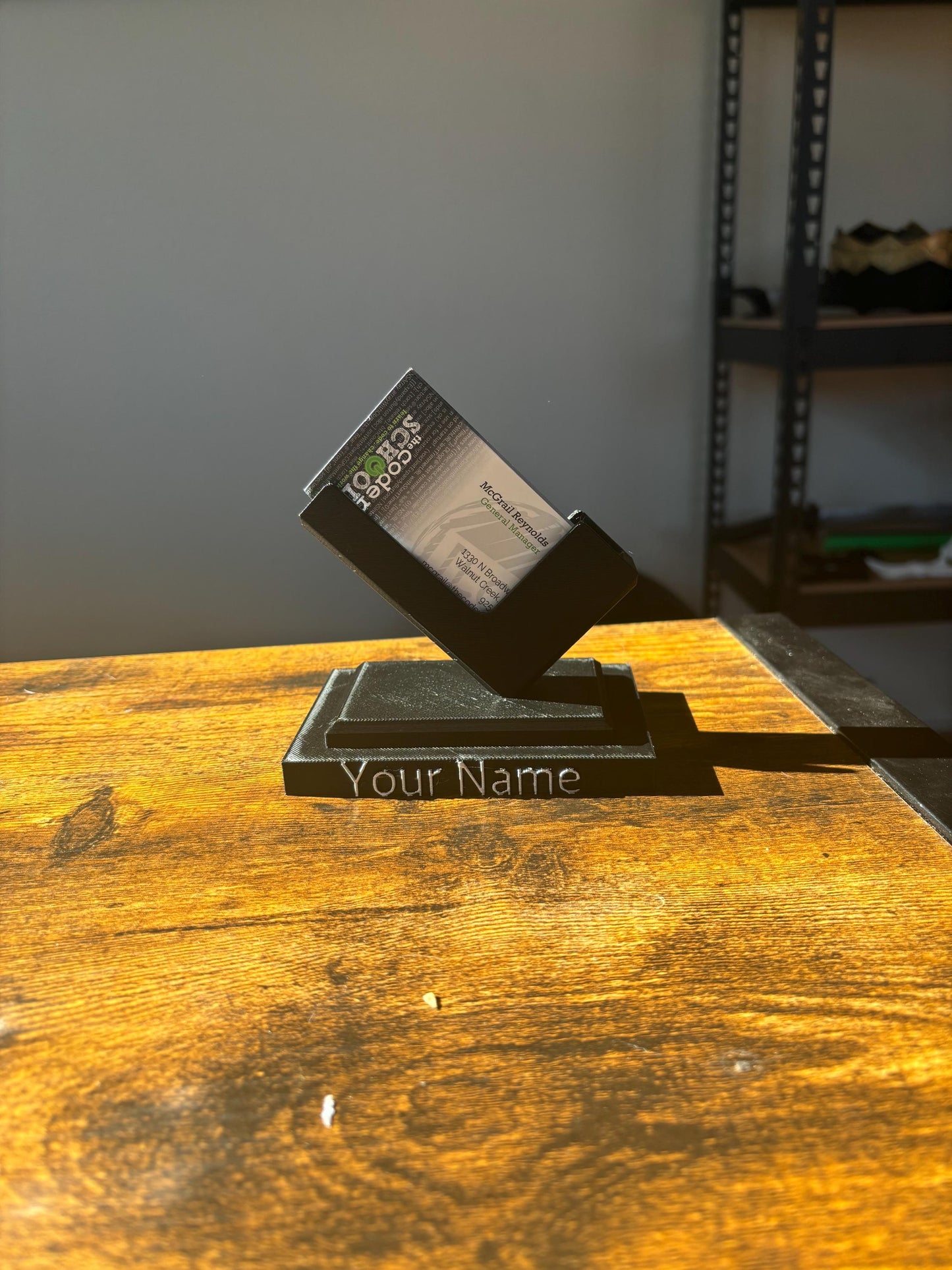 Customizable Business Card Holder